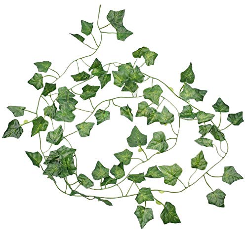 Xiaol 6.5Ft Artificial Fake Ivy Vine Leaves, 1Pcs Hanging Plant Greenery Garlands,Fake Creeper Leaves For Wedding Wall Party Room Astethic Stuff Decor #TOP2
