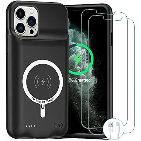 ZUEUS Battery Case for iPhone 11 Pro, 10000mAh Rechargeable Portable Charging Case with Wireless Charging Compatible for iPhone 11 Pro (5.8 inch) with Carplay Extend Battery Pack Charger Case (Black) Cover