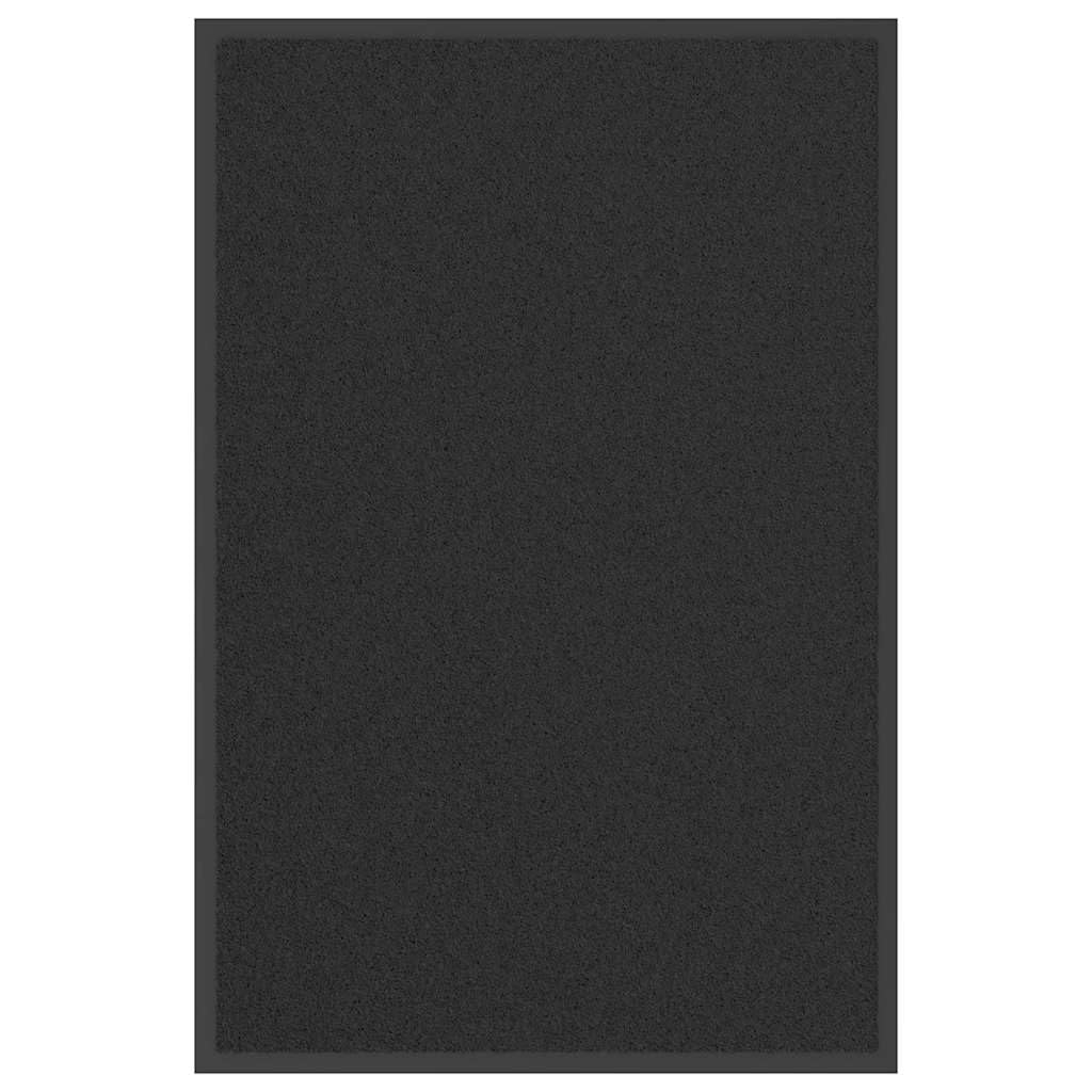 Paillasson d'entrée noir 60x90 cm en polypropylène absorbant pour couloir