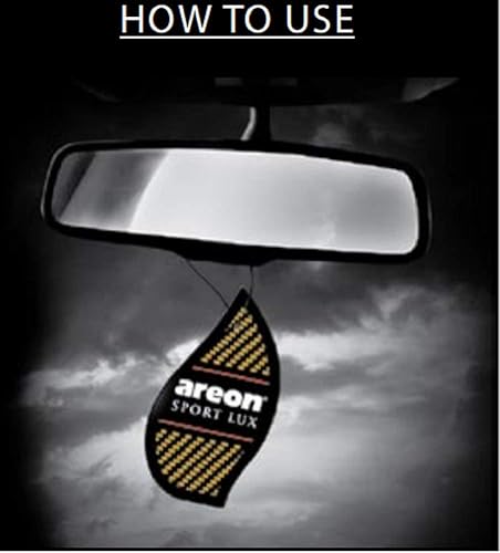 Miniatura 4 de Areon Sport LUX - Ambientador de cartón para auto y casa con fragancia de perfumecolonia Platinum Paquete de 12 unidades