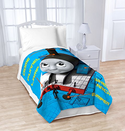 Jay Franco Thomas The Tank Engine Colorblock Fleece 60 x 90 Twin Blanket