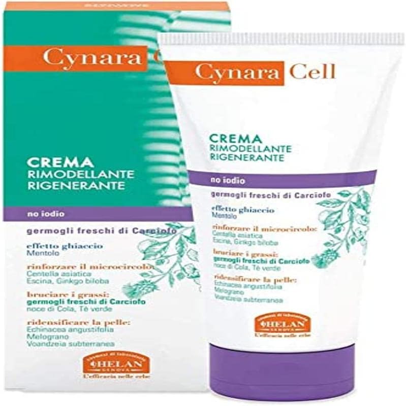 Helan CynaraCell - Regenerating & Reshaping Cellulite Cream, Body Moisturiser & Firming Body Lotion for Smoother Skin, Cellulite Remover to Strengthen Microcirculation & Burn Fat - Made in Italy 200ml