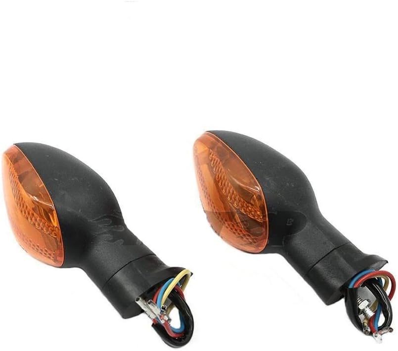 Motorcycle Front & Rear Turn Signal Light Blinker Steering Direction Indicator Cornering Lamp for CBR600RR NC700S/NC700X (Orange)