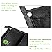 KORAM 7 Pockets Vertical Garden Wall Planter Living Hanging Flower Pouch Green Field Pot Felt Indoor/Outdoor Wall Mount Balcony Plant Grow Bag for Herbs Vegetables and Flowers (10pcs of Plant Tags)
