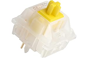 Gateron Milky Yellow Cream Switches for Custom Keyboard