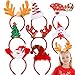 Produktbild JOYIN 8 Stückt Set Weihnachts Haarreif mit verschiedenen Designs, Haarschmuck für Weihnachtsfeiern Cosplay (Eine Größe passt Alle)