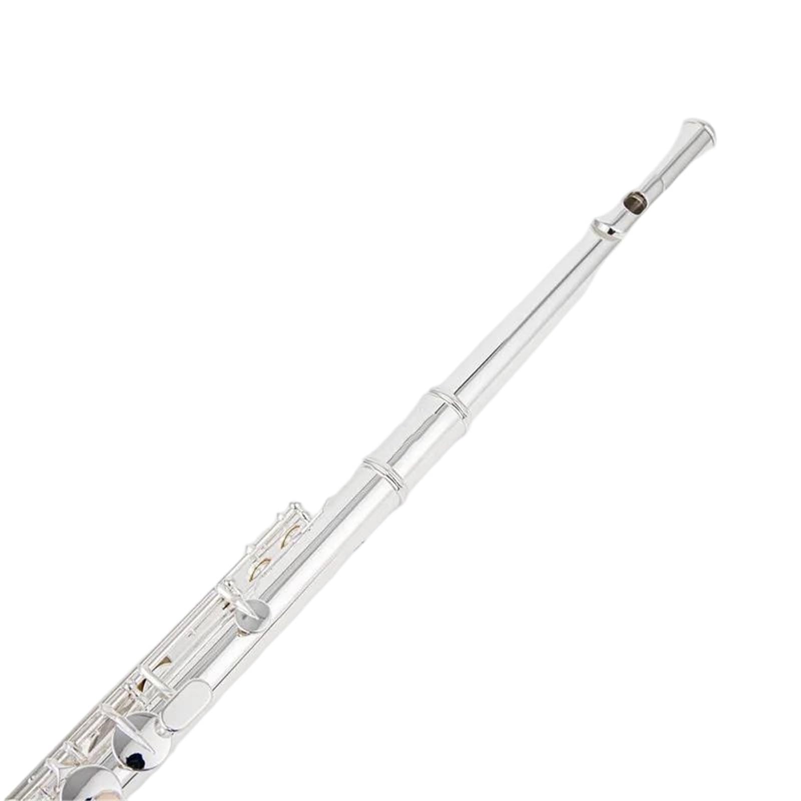 Altflöte, G-Ton, 16 geschlossene Klappen, versilbert, professionelles Musikinstrument mit Koffer, langlebig,