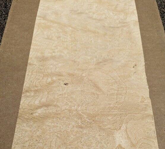 Ash White Burl Wood Veneer 8" x 10" raw no Backing 1/42" Thickness A Grade