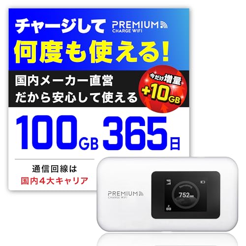 ギガ付ポケット WiFi U20P 100GB/365日+10GB