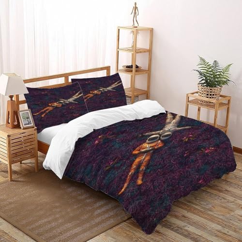 Parure de lit adulte starry sky drap microfibre fermeture éclair 260x220cm astronaute