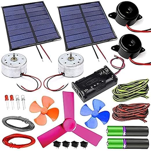 SP Electron Combo Pack of Double Solar Power Kit - DIY Solar Energy Experiments kit for School Science Sunlight Hobby Projects (B0CP1YNC7T) Amazon Price History, Amazon Price Tracker