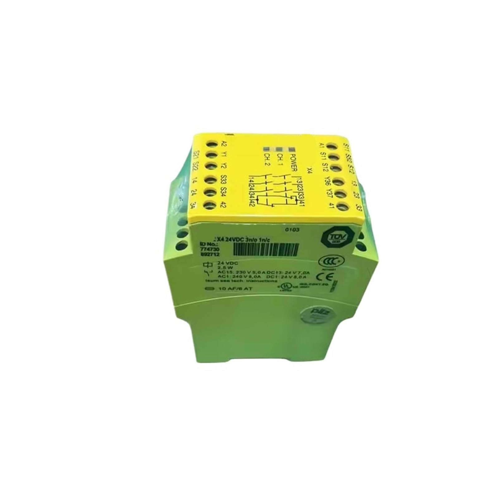 WQGQPXOB 774730 Relay X4 24VDC 3n/o 1n/c