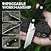 Omesio Tanto Neck Knife, Small Fixed Blade Knife with Kydex Sheath and Clip, Full Tang 6