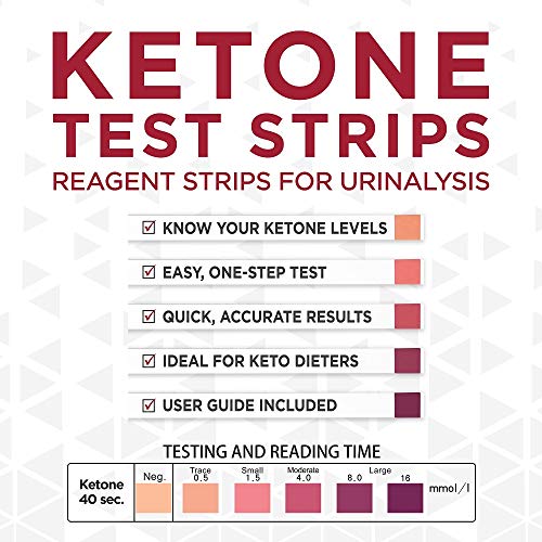 Slimfast Keto Ketone Test Strips, Reagent Strips For Urinalysis And Ketosis Measurement, 100 Count Box #TOP4