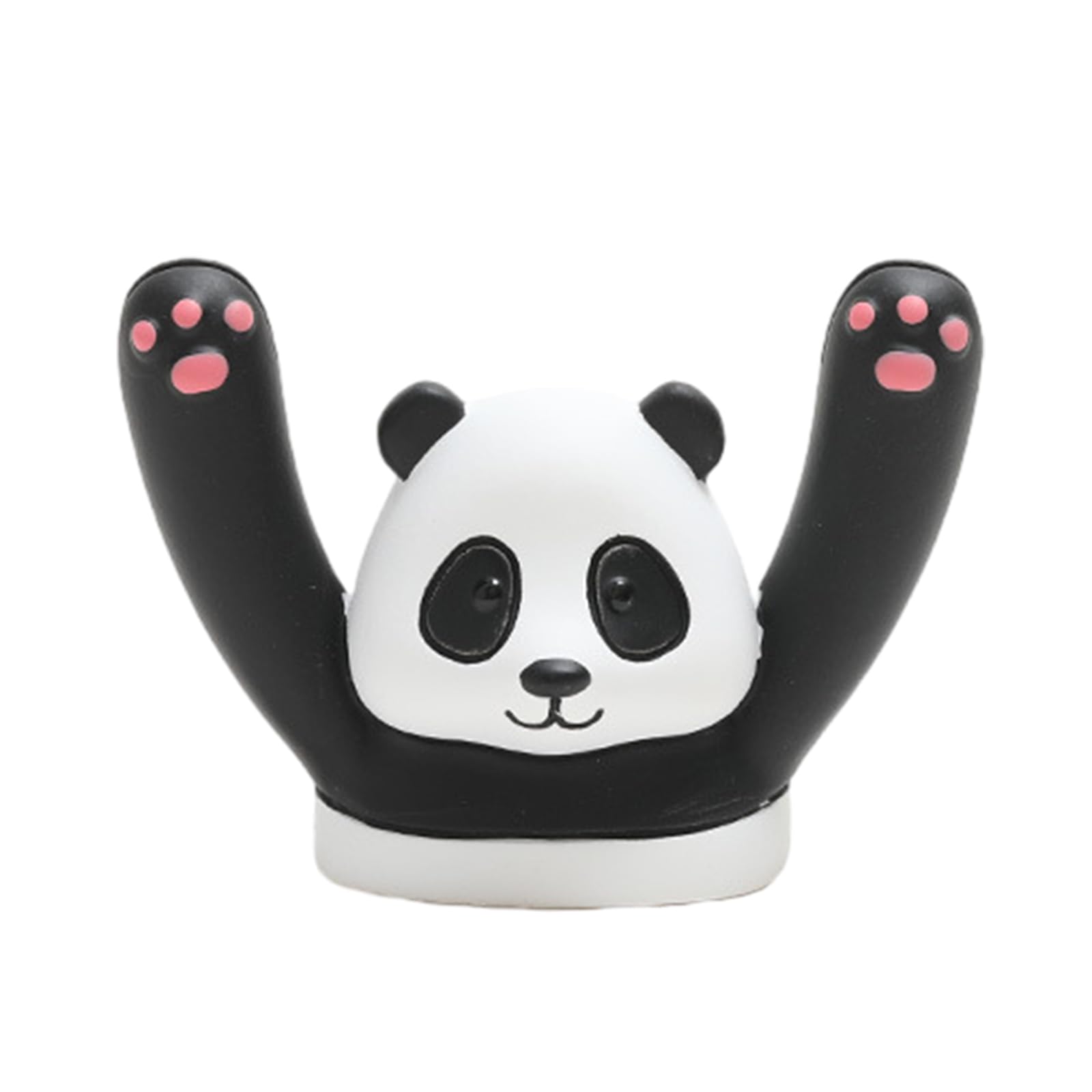 Hsioluted Resin Toy Cute Cartoon Panda Ornament Car Interior Accessories Dashboard Decor Car Decorative Figurine Easy Installation Decor