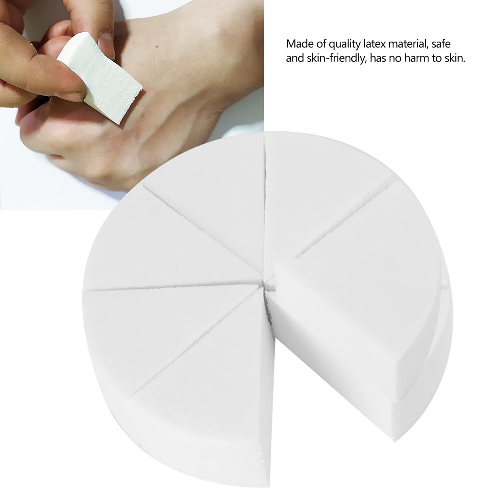 Puff en Polvo, Esponja de Maquillaje Altamente Eficaz, 8 Puffs Muestran Principiantes para Amantes del Maquillaje.
