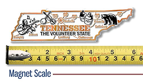Imán Decorativo Tennessee Grande de Goma Flexible miniatura 2