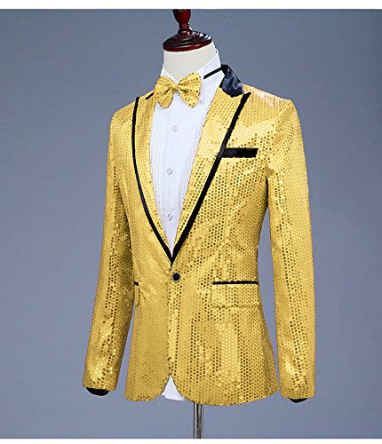 Amazon.co.jp: [UpdateClassic] パーティータキシード 司会 キラキラ