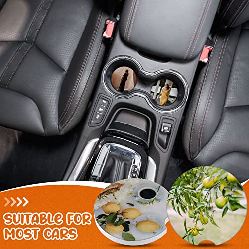 Portavasos cerámico para auto Frienda sublimación blanco 50 piezas miniatura 6