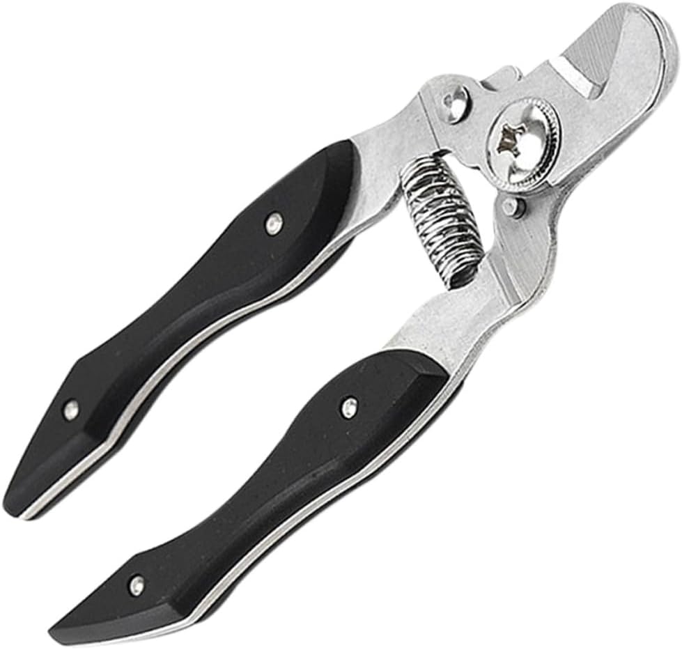TEHAUX Haustier Nagelknipser Edelstahl Krallenschere mit Rutschfestem Griff Sicherer Nagelcutter für Hunde Katzen und Kleintiere Angenehmes Schneiden Scharfe Klingen Langlebiges