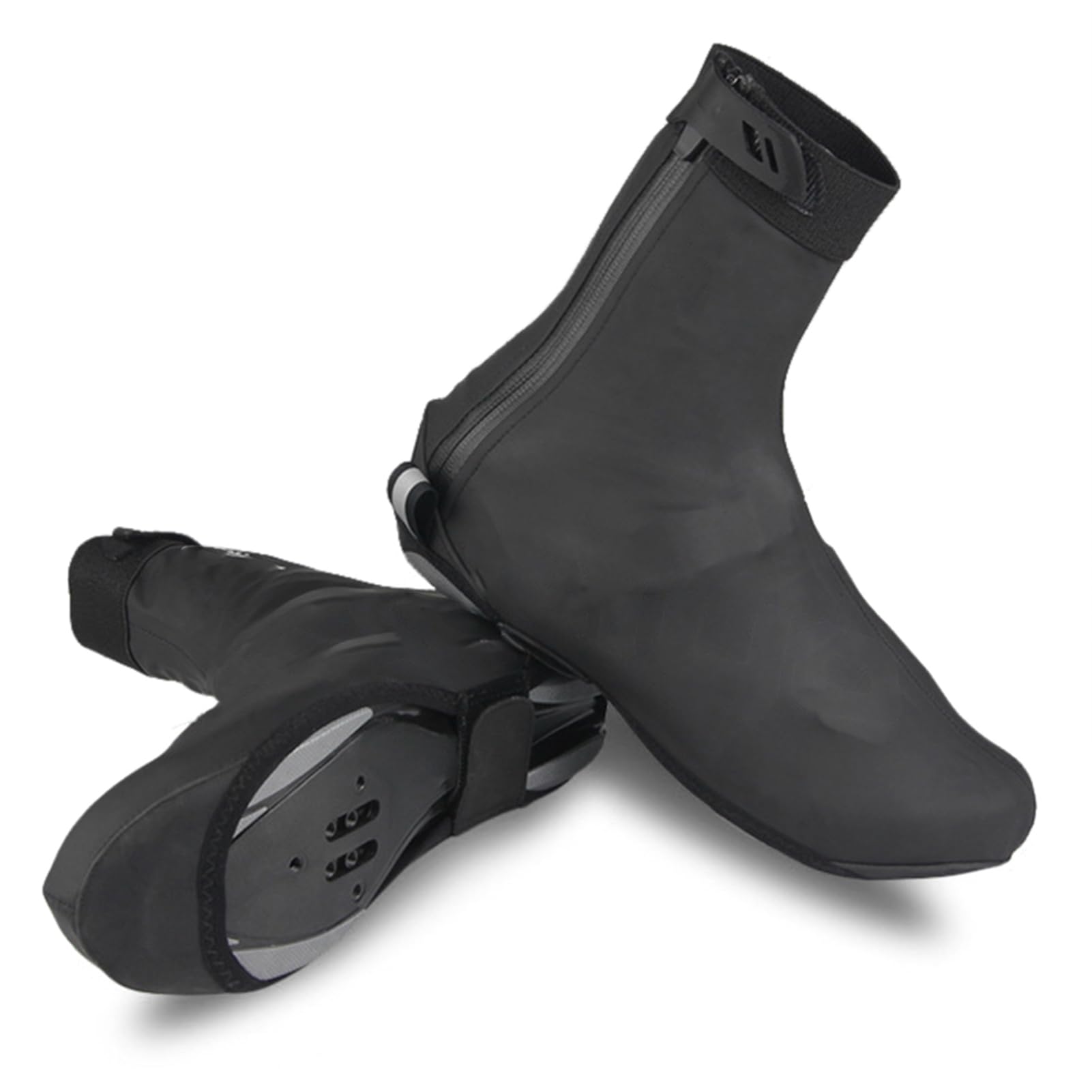 Cubrebota Ciclismo,Cubiertas Impermeables para Zapatos de Ciclismo con diseño de Viento Calzado Reflectante Hombres Mujeres Cubiertas térmicas Reutilizables para Zapatos de Bicicleta MTB