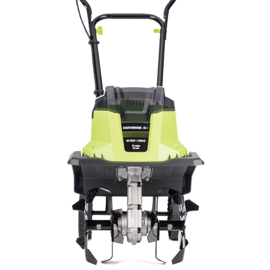 Image of Earthwise TC722011 11 inch 2x20V Cordless Electric Garden Tiller Cultivator