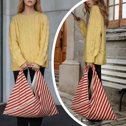 Bolso Hobo de Lona para Mujer Grande 16oz miniatura 6