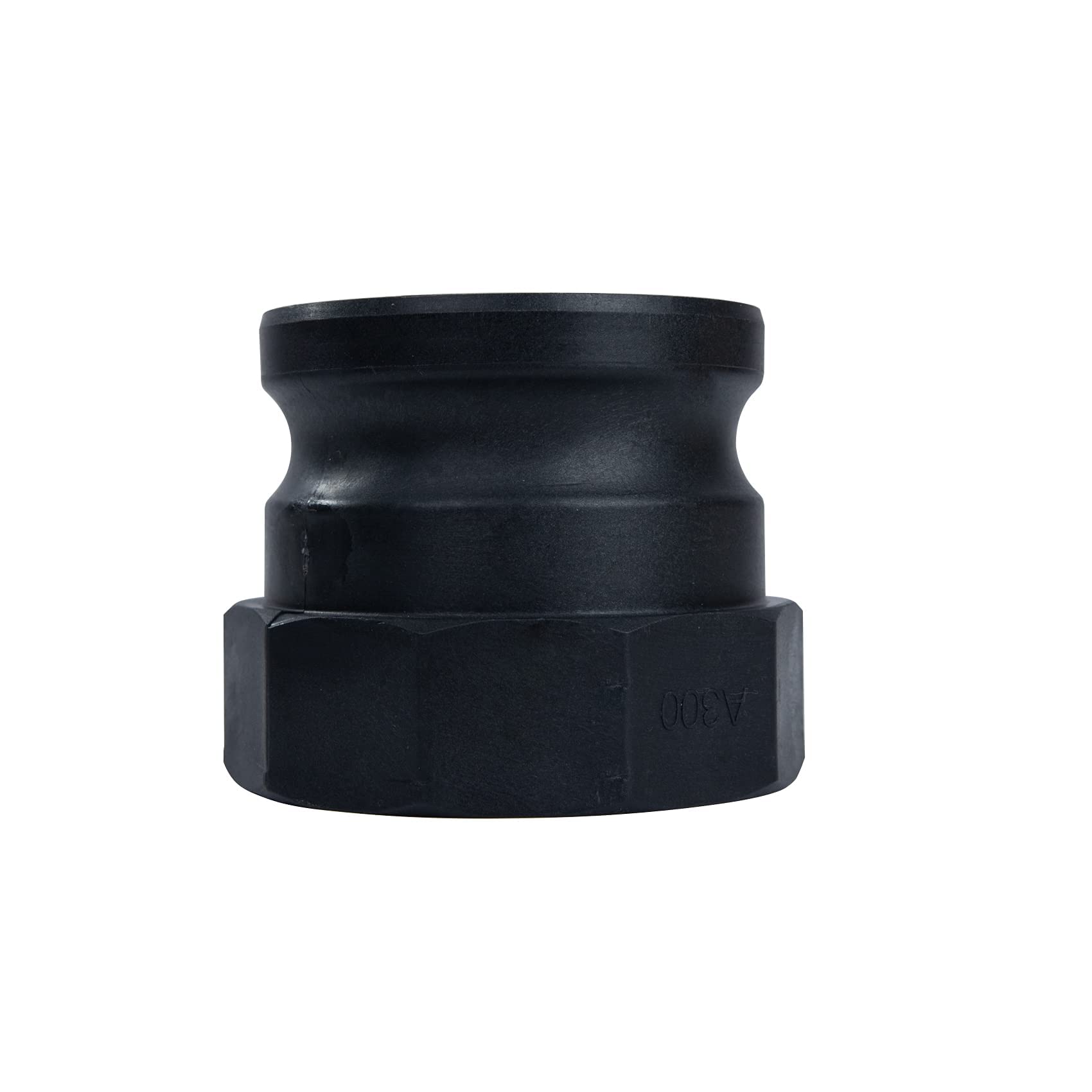 Quafwia 2 pcs Poly cam lock fittings (3" Part A) Cam & Groove Hose Fitting cam lock fittings, Male Aadapter x Female NPT Thread Polypropylene Camlock