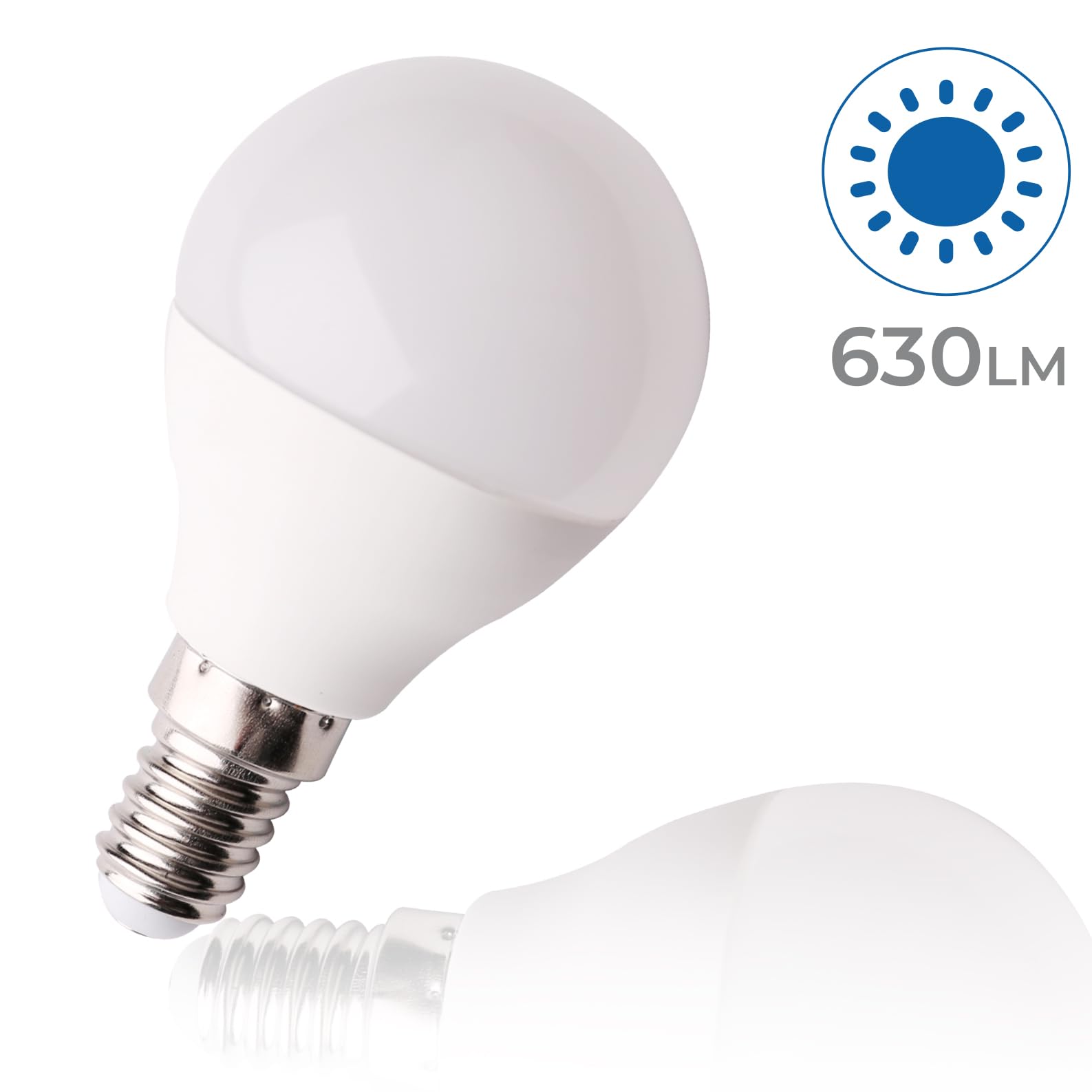 LED ATOMANT 50x Bombilla LED E14 G45 7W Color Luz Fria 630lm
