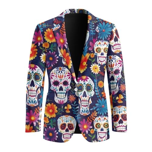 XYZCANDO Blazer Men One Button Long-Sleeve Sport Coats for Men Slim Men's Sport Coats & Blazers for Prom,Party,Dinner4