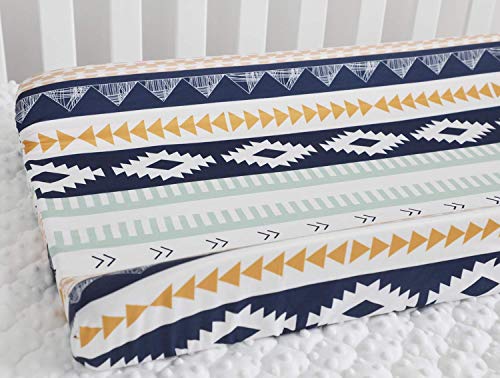 Baby Boy Crib Bedding Aztec Changing Pad Cover (Aztec)