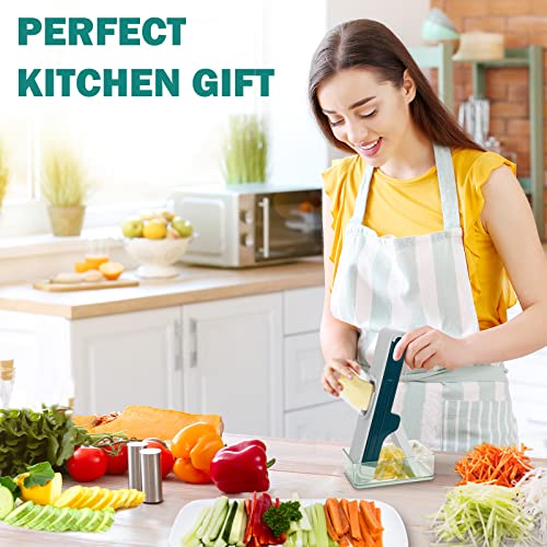 Mandolina segura 5 en 1 para cocina con contenedor miniatura 7