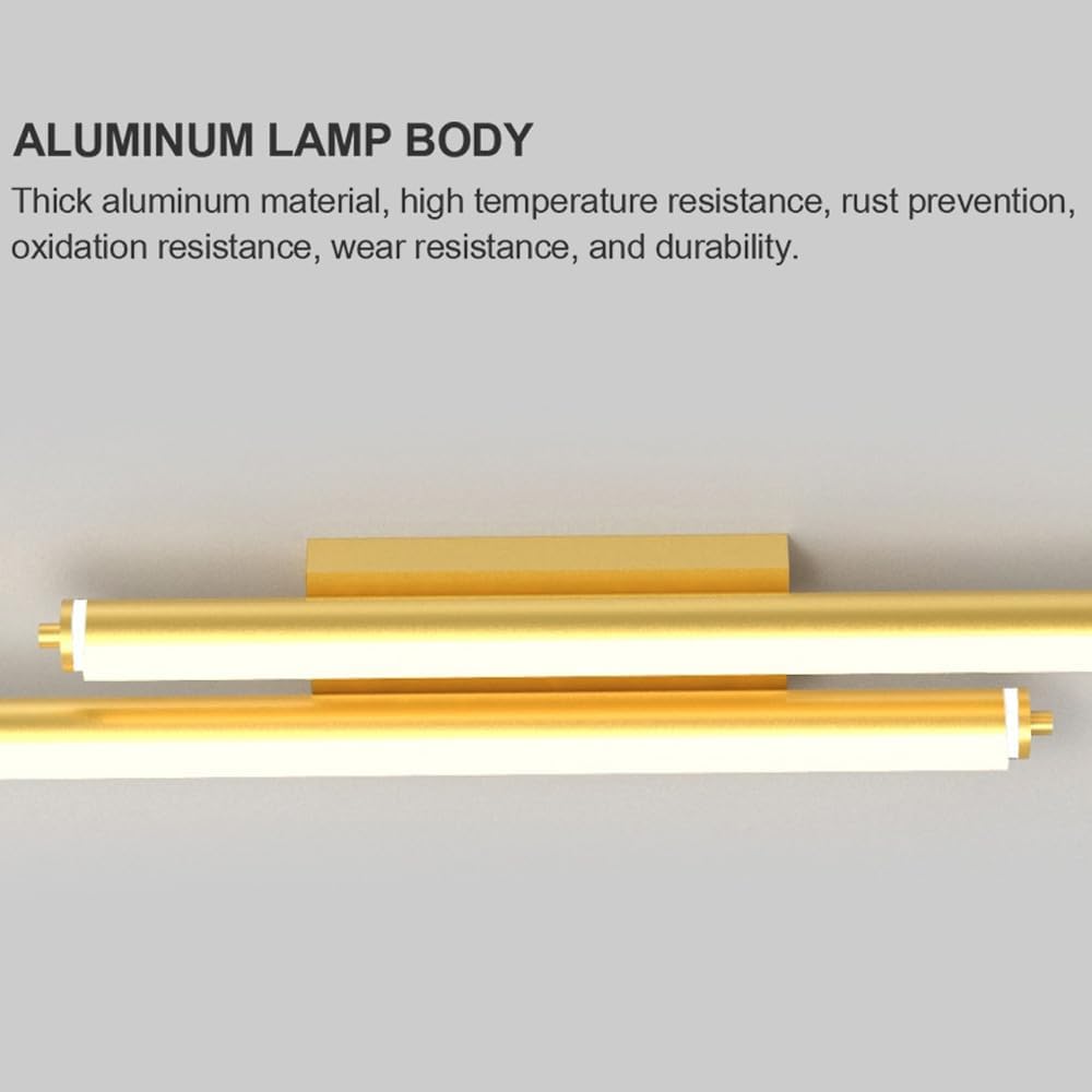 Modern Led Ceiling Light Fixture 24W/30W/36W LED Ceiling Lighting Linear Shape Flush Mount Chandelier for Bedroom Study Kitchen Living Room