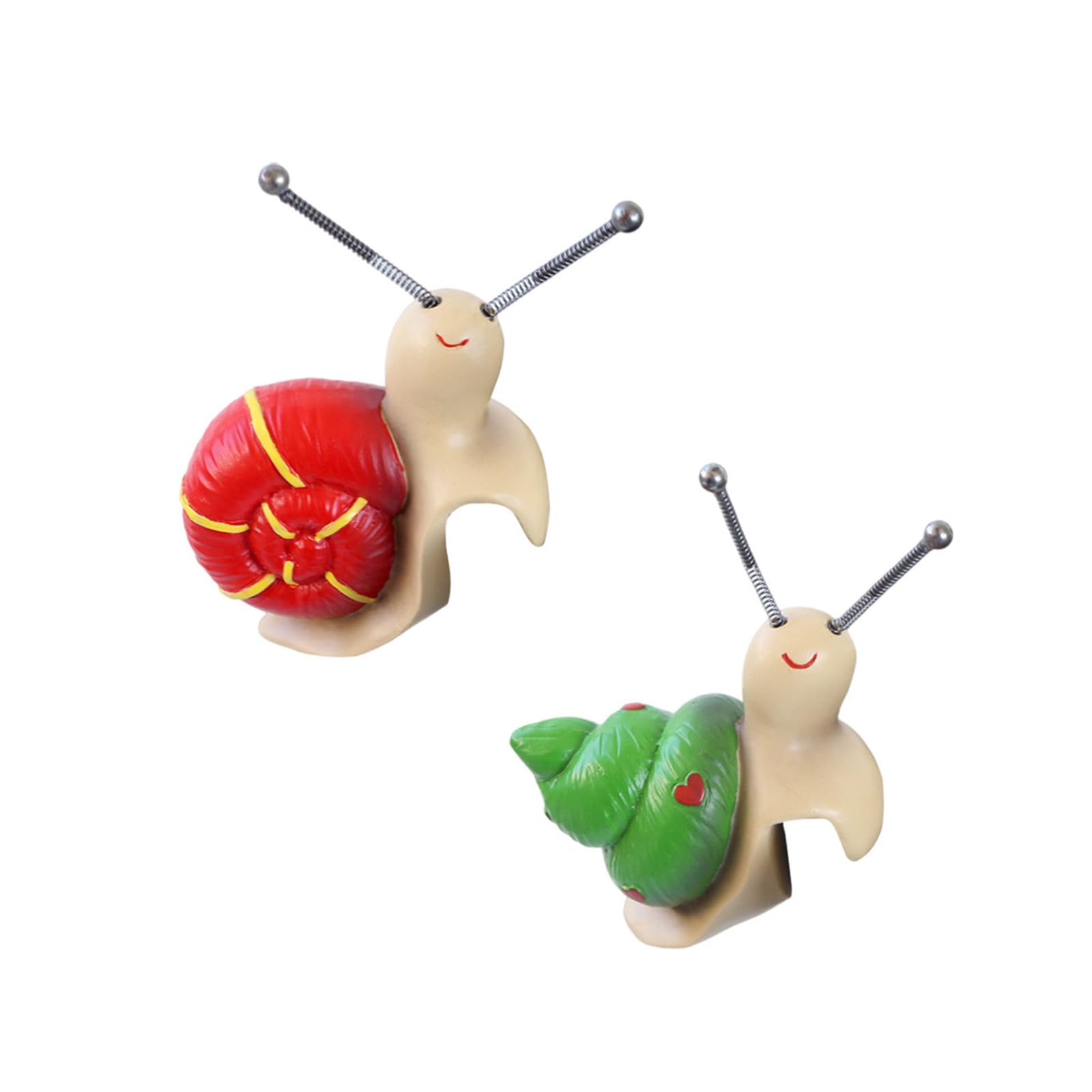 Hsioluted 2Pcs Miniature Resin Snail Figurine Planter Decoration for Flowerpot Planter Display Yard Garden Landscaping Garden Decoration