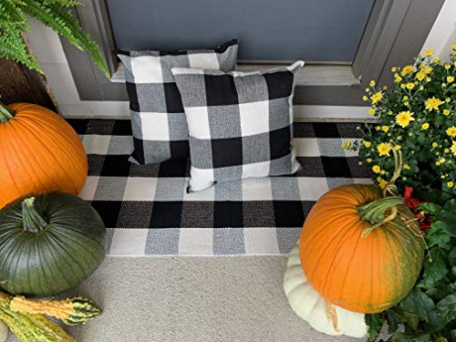 Buffalo Plaid Rug & Cushions