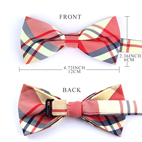 Bow Ties For Men Bow Tie Set Men 6 Packs Pre-Tied Bow Ties Gift Idea For Men And Boys (Bt/927) #TOP3