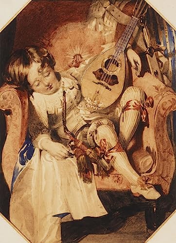 Peinture sur Toile Grand Format 60x90cm Style Nordique Daniel Maclise