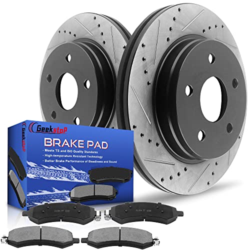 Front Brake Rotors and Pads for 2011-2018 Ram 1500, 2006-2010