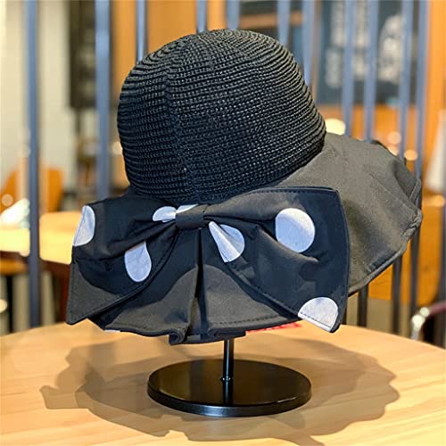 Chapeau de soleil pour femmes à pois idéal pour la plage et les vacances