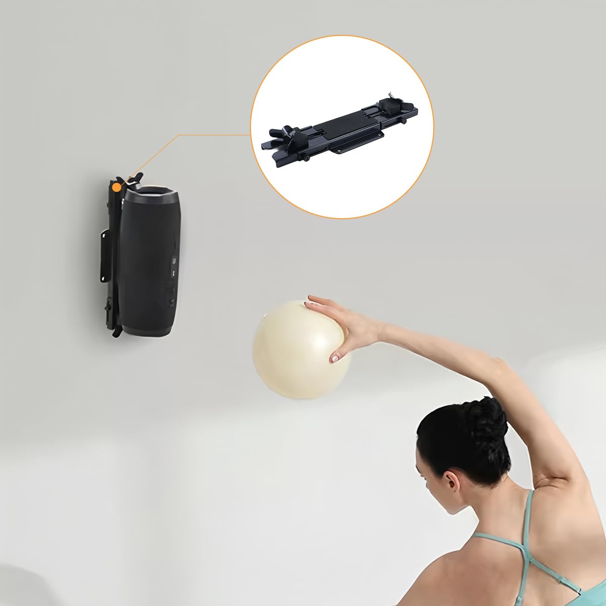 Soporte de Pared para Altavoces Charge 6/5/4/3 y Flip 7/6/5/4. Soporte de Techo metálico para Altavoces de 6,6 a 9 Pulgadas.