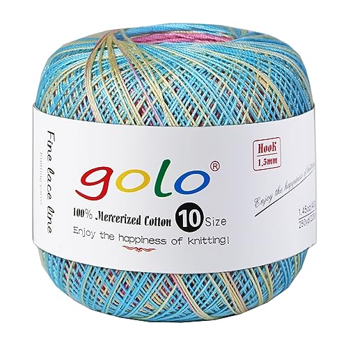 golo Crochet Thread Size 10 Yarn for Hand Knitting Crochet Yarn