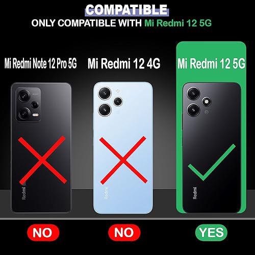 Amazon Solimo Mobile Cover for Mi Redmi 12 5G Black - Image 3