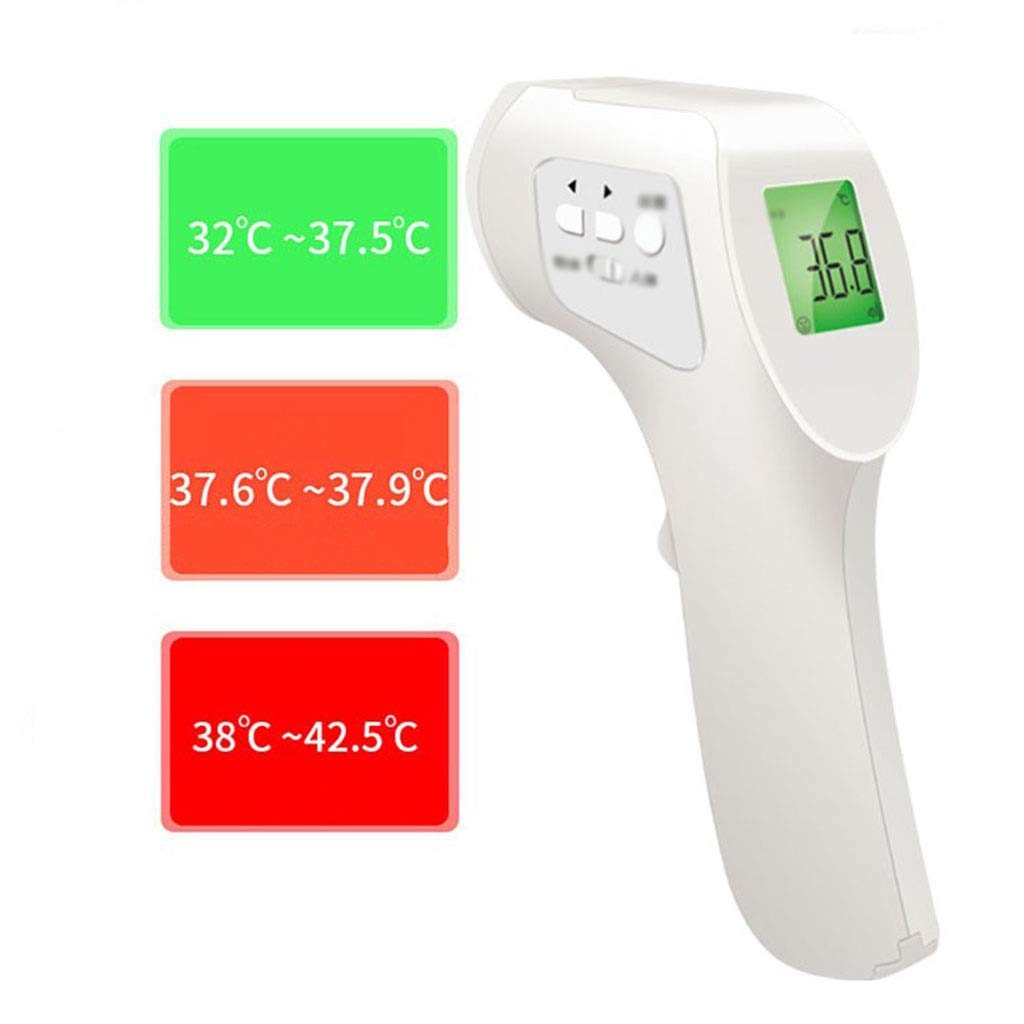 A-ZHP Temperatura Inicio médica Digital electrónica 1s medición de Alta precisión portátil de Mano sin Contacto Infantil Niño Adultos Mayores Arma termómetro de la Frente