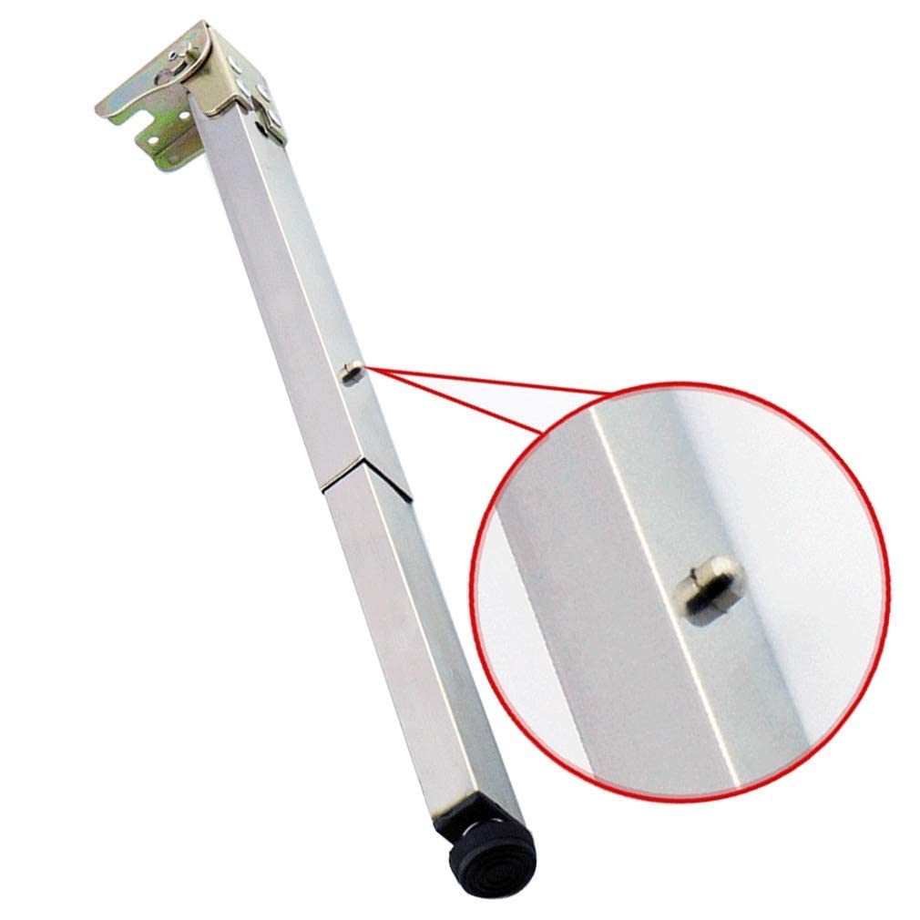 Patas de mesa plegables y telescópicas de acero inoxidable para barras y escritorios de 30cm