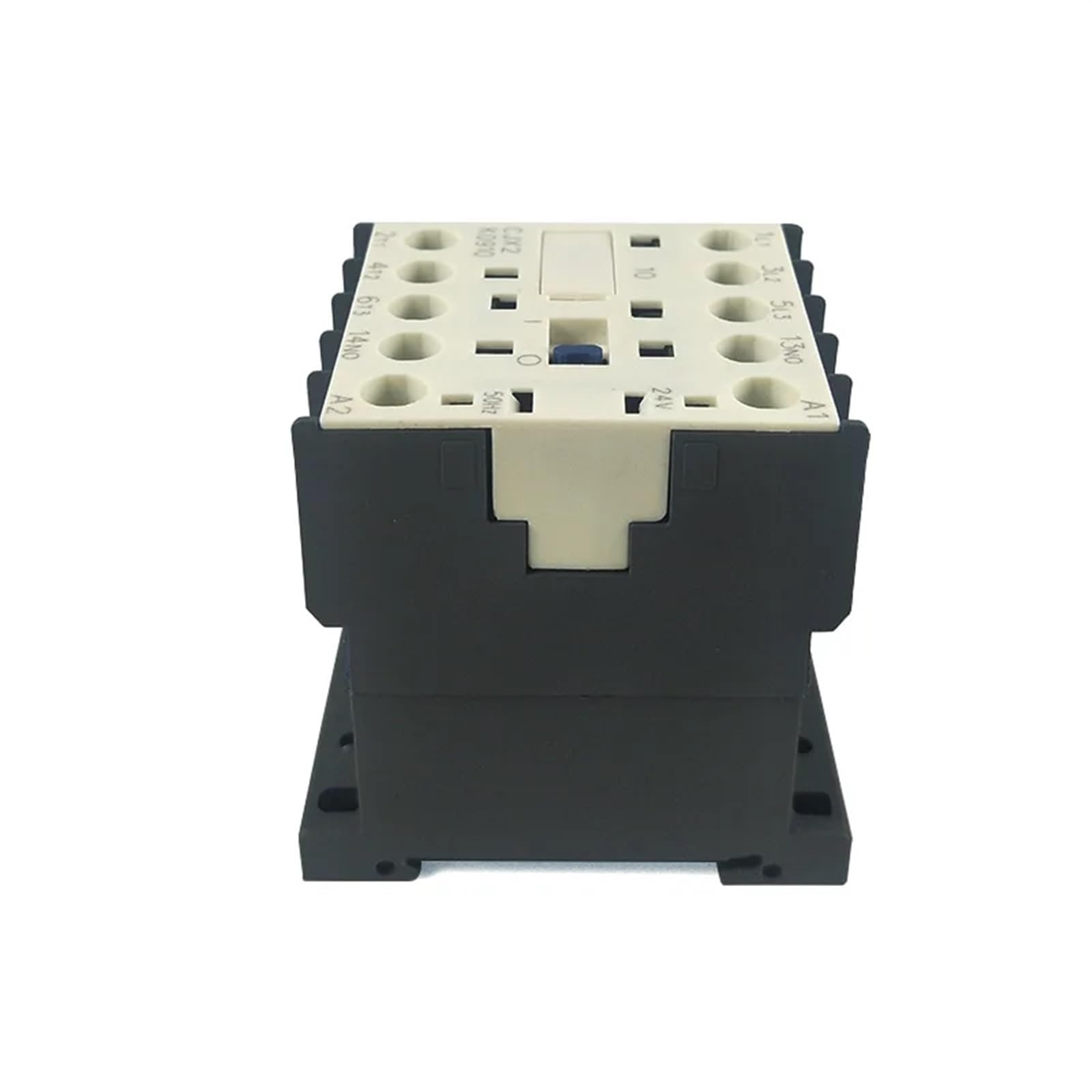 Contactor de CA tripolar 3P 1NA de 9 A y riel DIN de 35 mm