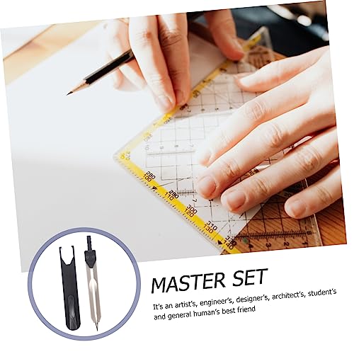 Operitacx Bússola Placa Divisória Escala De Plástico