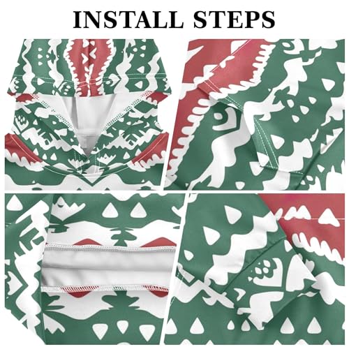 Kids Hoodies Sweaters Christmas Xmas Trees Hooded Sweatshirts with Big Pockets for Boys Girls B04003102