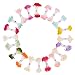 DECORA 20 Bundles 1700 Pieces Assorted Color 3mm Pearl Flower Stamen for Card Making Decoratiaon