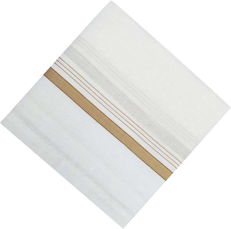 Kolva Cotton Premium Collection Handkerchief|Easy Wash & Solid Color (Pack of 3) 2