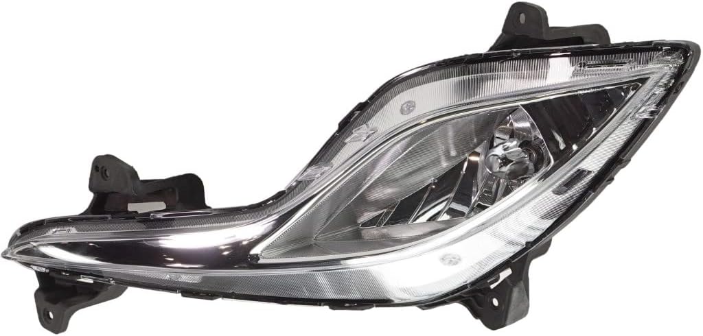 CarLights360: For Hyundai Sonata Fog Light Assembly 2011 2012 2013 2014 2015 Passenger Side w/Bulbs Hybrid DOT Certified For HY2593151